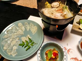 高浜町 ふぐ料理・五作荘で夏のコースを堪能