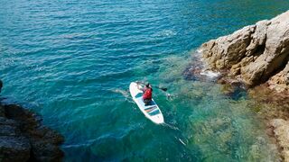 青の世界へ漕ぎ出す:SUPで巡る若狭の知られざる海岸線